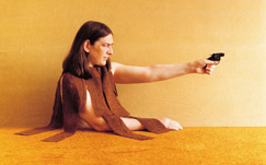 o.T. (Herr Fecke), 2001, 108 x 163 cm