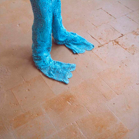 o.T. (t�rkise F�sse), 2008, 60 x 60 cm